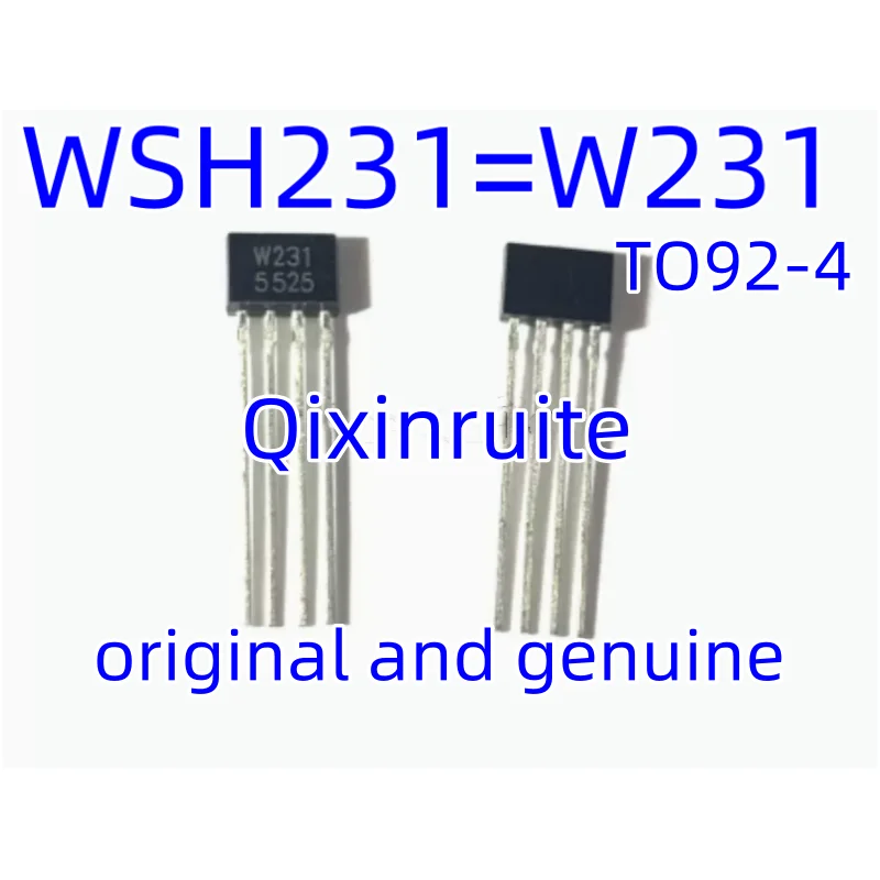 Qixinruite WSH231-XPAN WSH231=W231 TO-94 Recognizes either the south pole or the north pole Dual independent output Hall switche