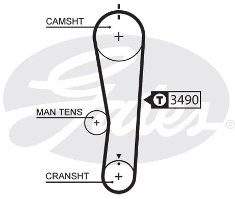 Store code: 5637XS for timing belt (106 × ×) SUZUKI ALTO 1 16V 02 CT1132