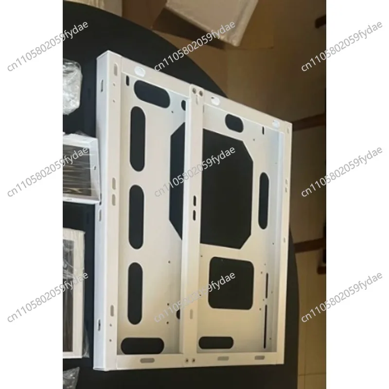Open-frame Chassis with 240/360mm Radiator Support for Water Cooling and Air Cooling Vertical GPU Mounting in Compact Chassis