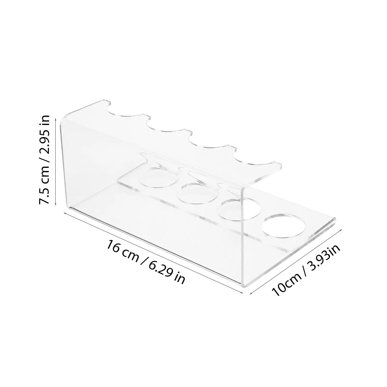 Acrylic Electric Toothbrush Display Rack Shaver Holder Cleansing Instrument Stand Massage Stick Bracket Home Office Desktop