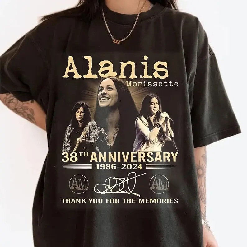 

Alanis Morissette 90s T-Shirt, Alanis Morissette The Triple Moon Tour 2024