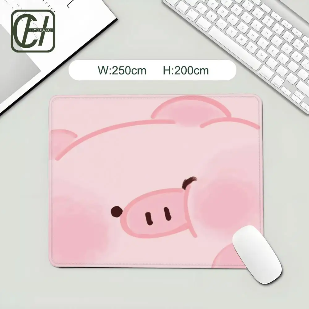 Pink Cute Pig Mouse Pad For Small Size Gaming Mouse Pad Gamer Company Keyboard Mouse Mat Carpet Computer Desk Mat XAXC
