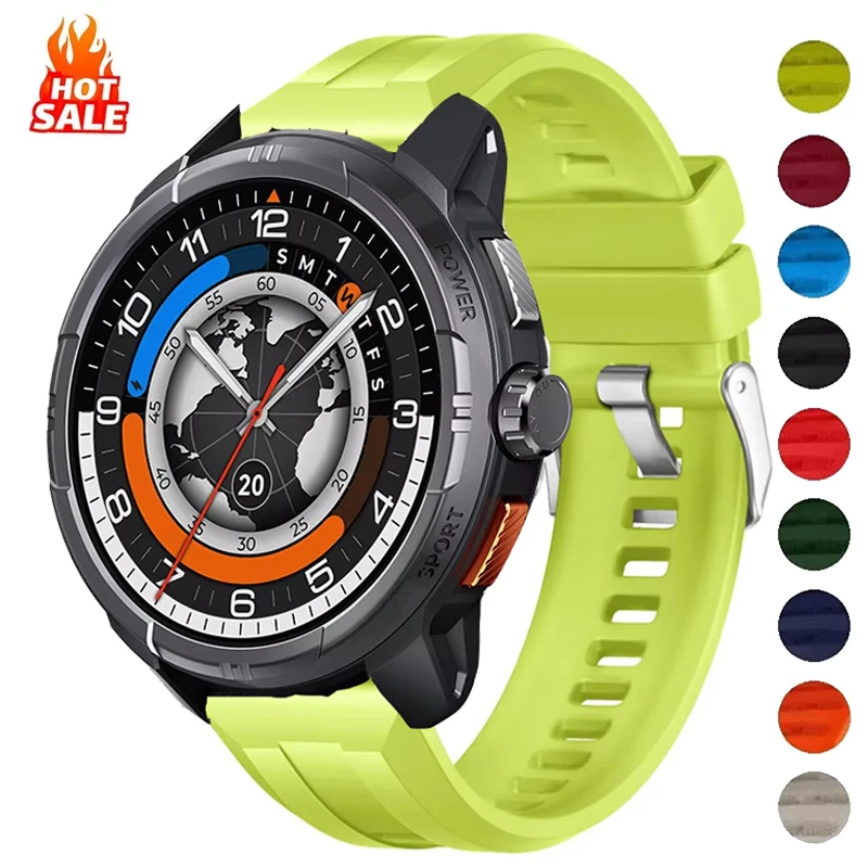 Correa de silicona de 22mm para Haylou Solar Ultra/Solar 5/Solar Neo Sport Correa para Haylou Watch 2 Pro RS5 S8 S6 R8 4 4S/RT 2 3/GST Lite
