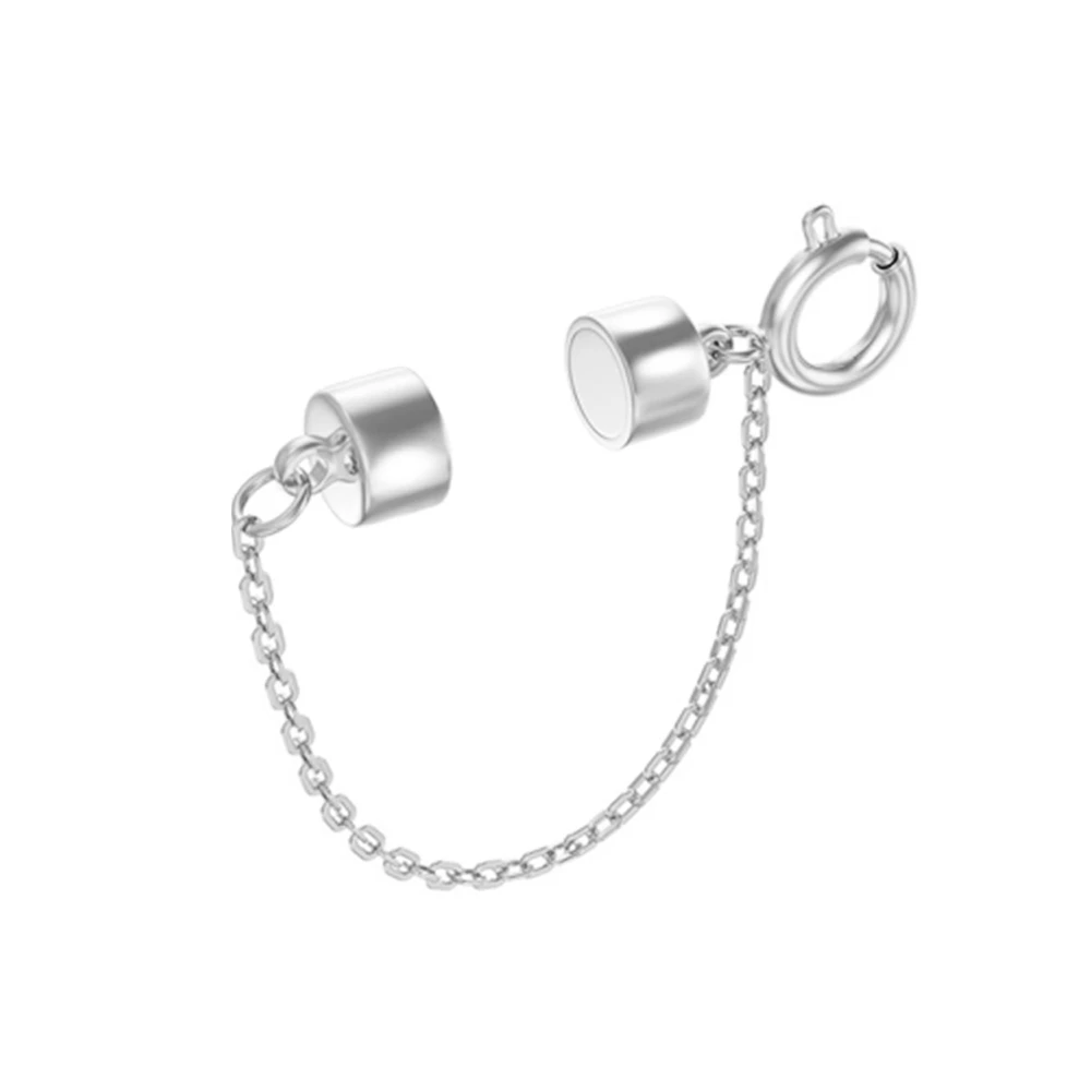 5Pcs Magnetic Bracelet Clasps and Closures with Safety Chain Never Fall Bracelet Extender Converter Magnetic Clasps for Women