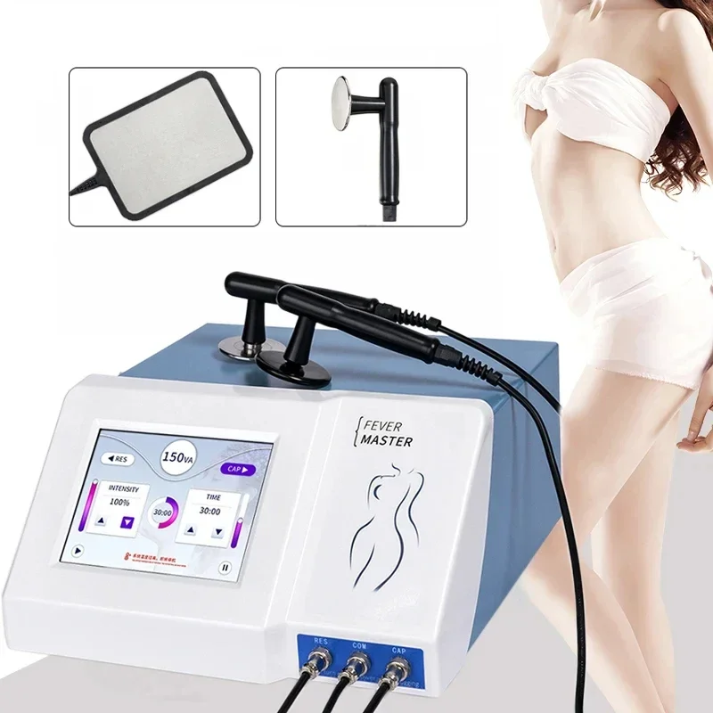 Professional Tecar Therapy Pain Removal Ret Cet Physiotherapy Beauty Device High Frequency 448KHZ Weight Loss Spain Technology