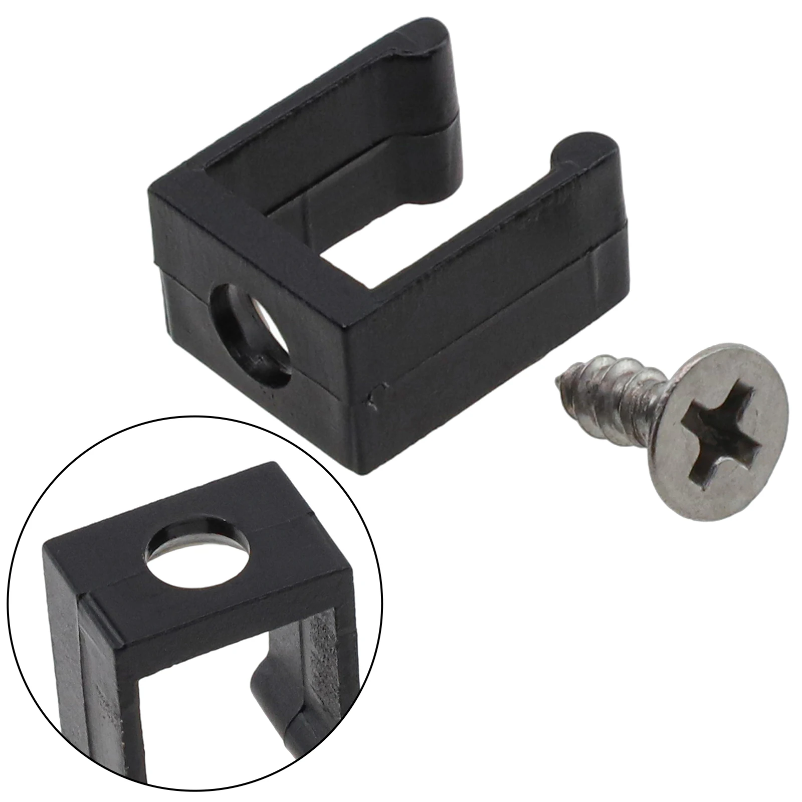 Black Abs Repair Clip For Ford For Transit Mk6 & Mk7  Fuel Flap Filler Door Repair Kit Direct Replacement Car Accessories