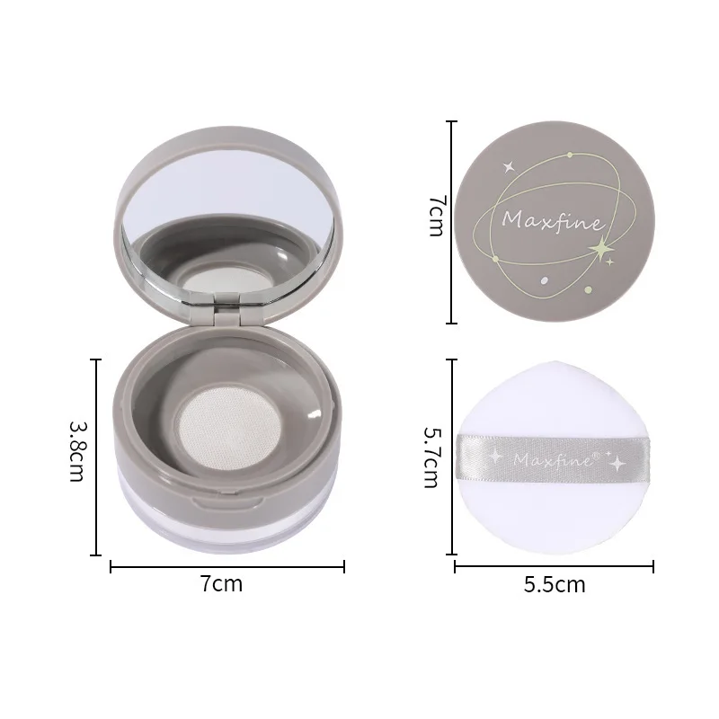 Powder Long-lasting Waterproof Matte Oil-control Color Make-up Face Translucent Finishing Powder