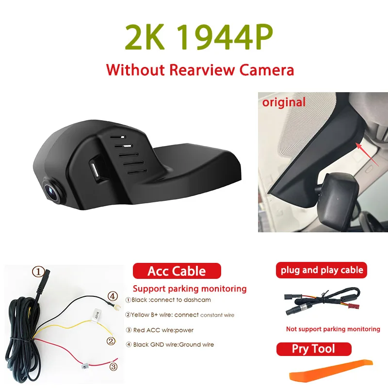 Plug-and-play wifi dashcam autorecorder voor BMW X1 F48 X3 X4 F26 X5 F15 X6 F16 X7 1 2 3 4 5 6 7 8 Serie F11 F22 F34 M4 M5 M6