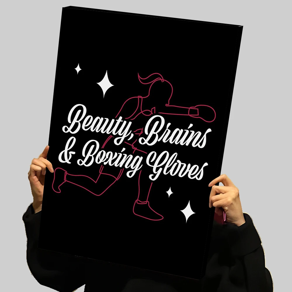 Gym Geschenk MMA Boxer Drucke Poster Wände Dekoration Wohnzimmer Benutzerdefinierte Boxen Leinwand Malerei Wand Kunst Home Dekorationen Zauberstab Deko