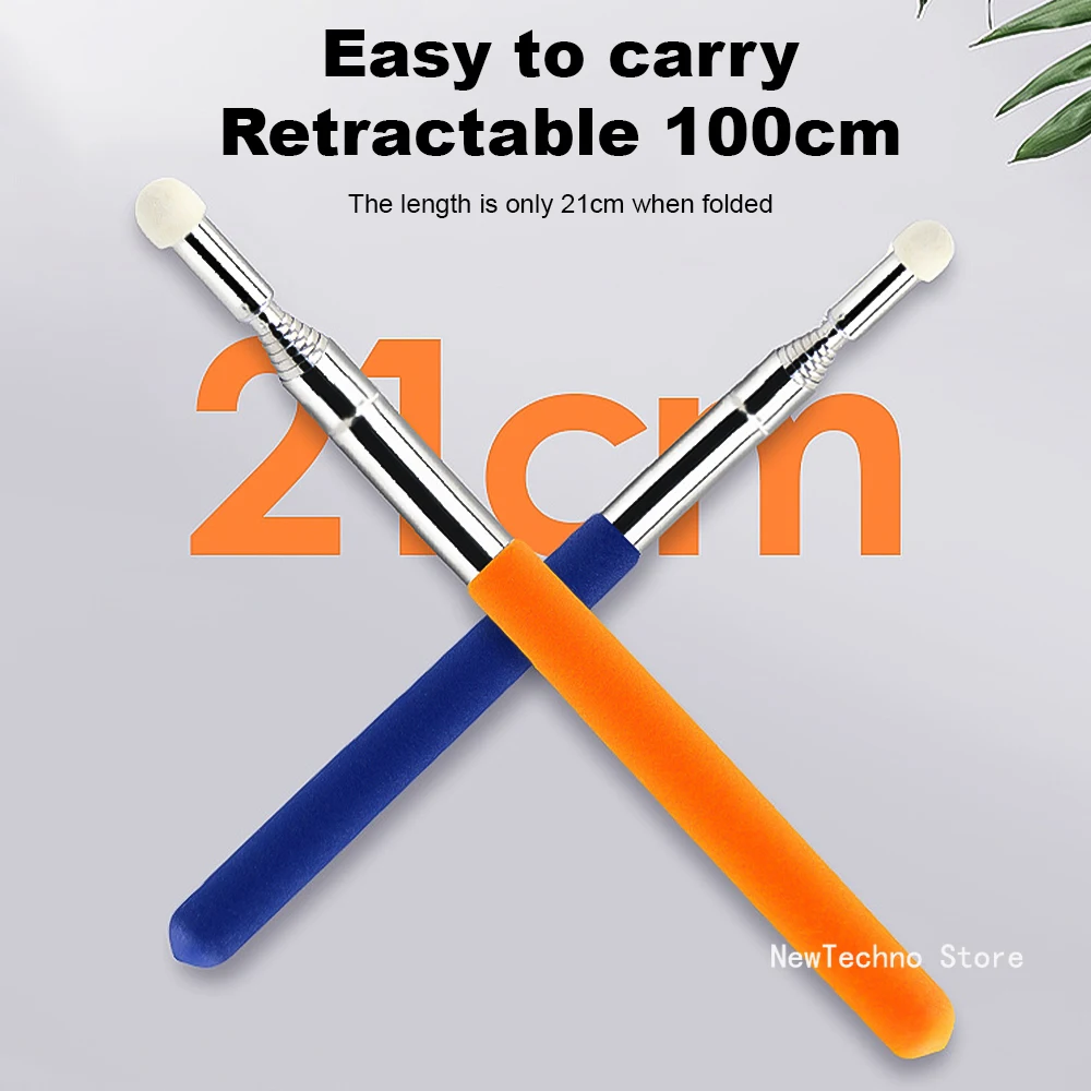 1PC Retractable Teacher's Special Pointer Blackboard School Teaching Stick Class Command Stick White Board Touch Screen Pointer