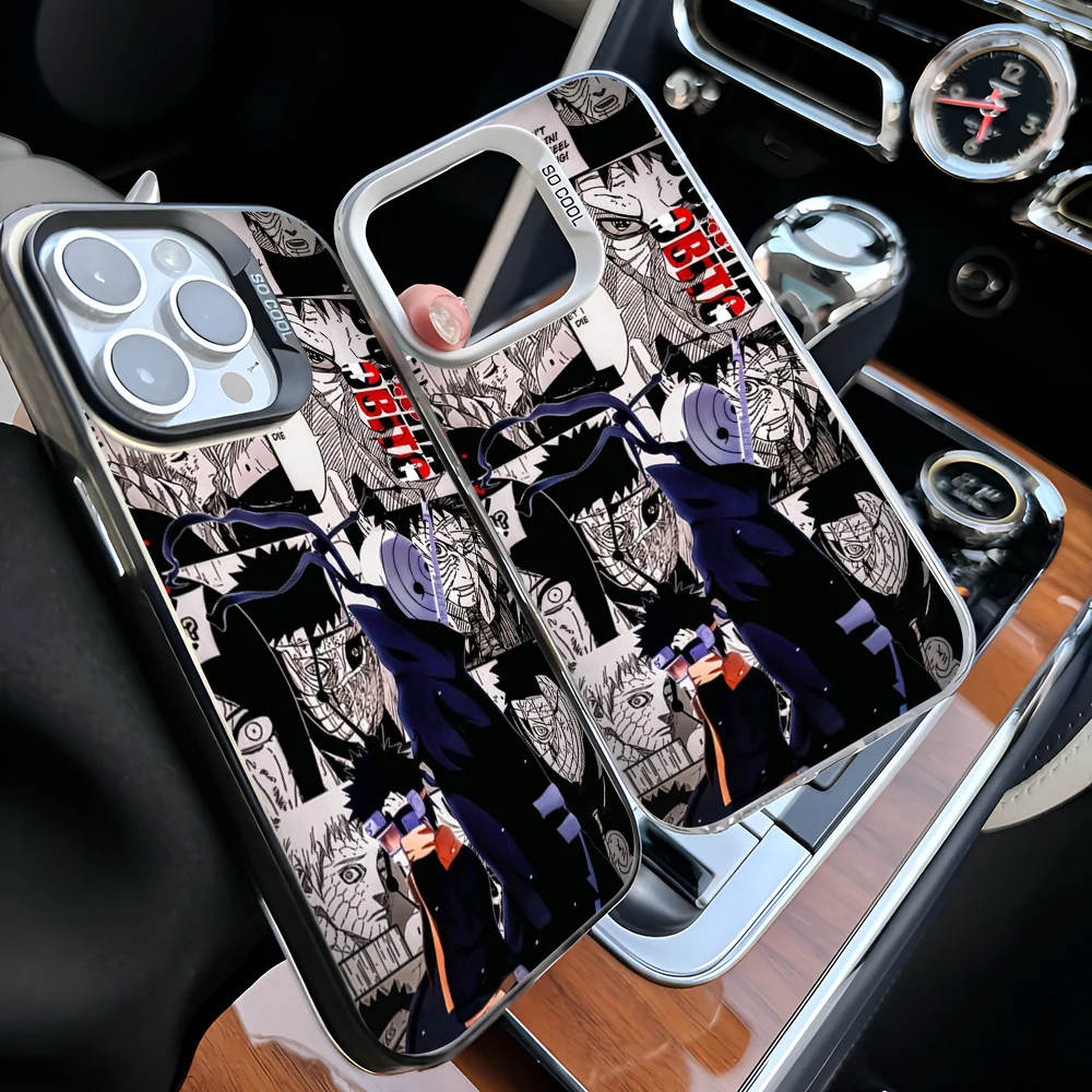 

Epc Anime O-ObitoS Phone Case IMD Phone Case For IPhone 16 15 14 13 12 11 Pro Max Plus Color Silver Cover