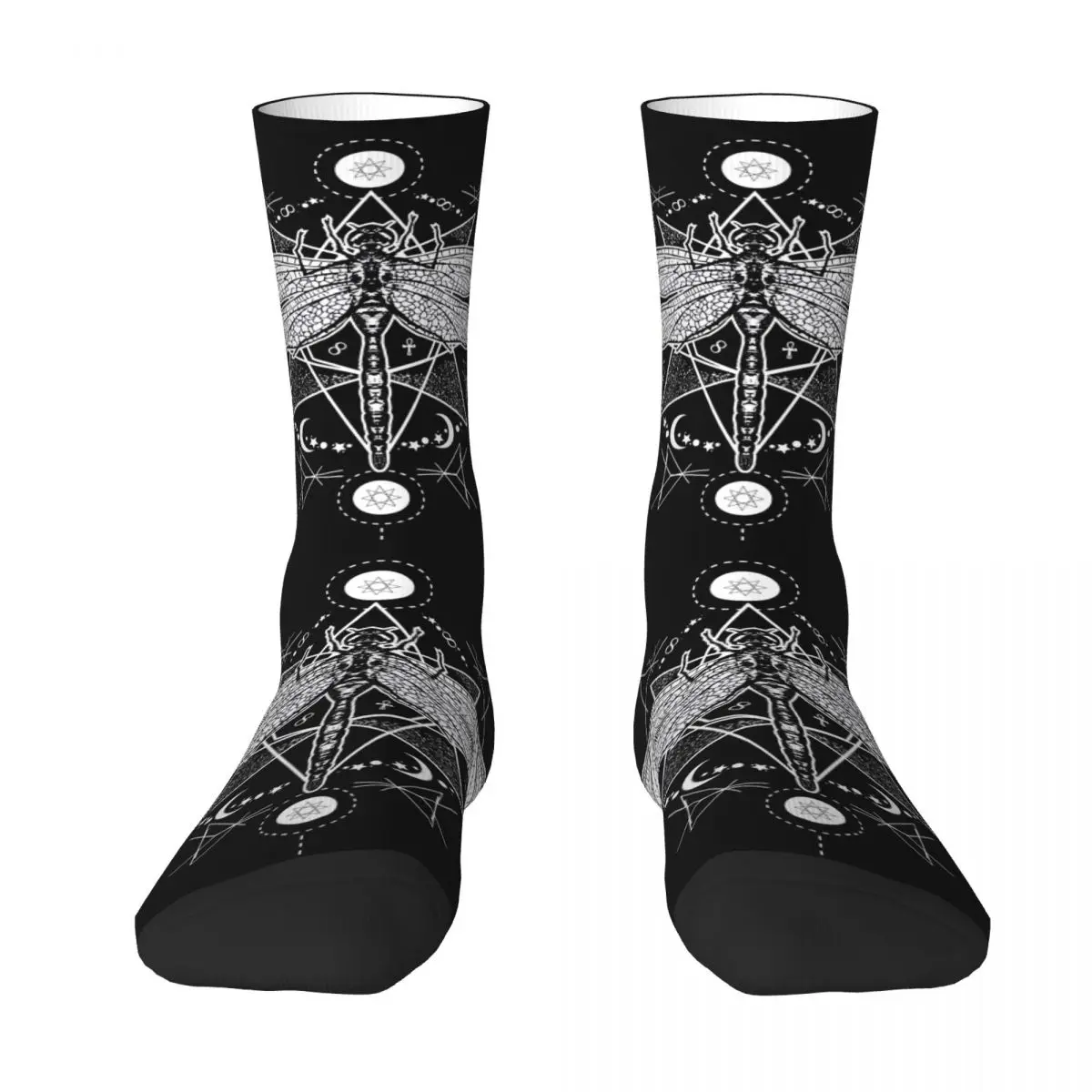 Dragonfly Photographic Unisex Winter Socks Warm Happy Socks Street Style Crazy Sock