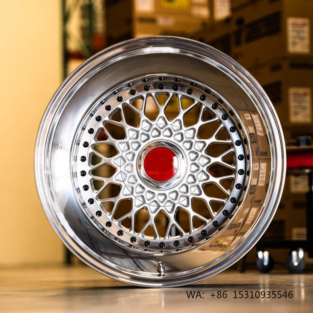 Bku Custom 3 Piece Forged Step Up Lip 5x120 4x100 Wheels 15 16 17 18 Inch Alloy Racing Wheel Rims for BMW E30 M3 E34 E36 E28 E46