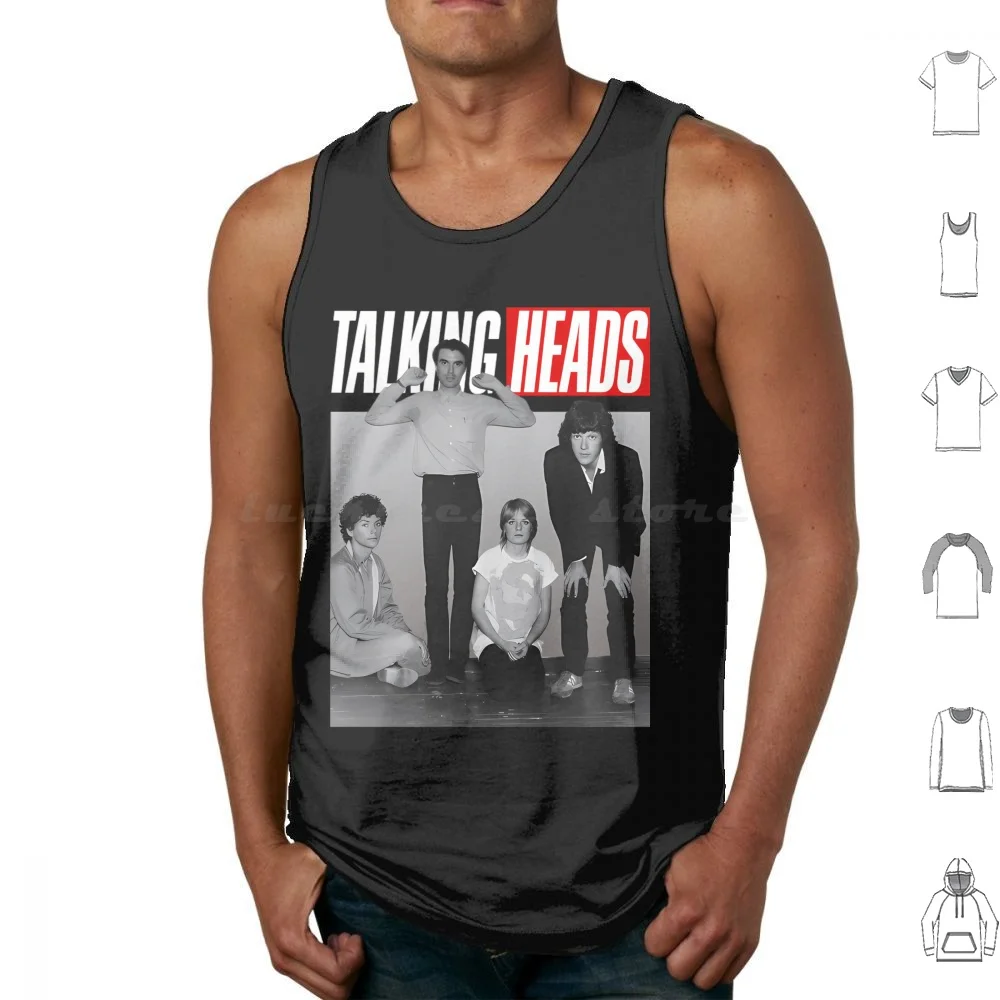 Vintage Talking Heads Tank Tops Vest Sleeveless Talking Heads Psycho Killer Talking Heads Psycho Killer David Byrne New Wave