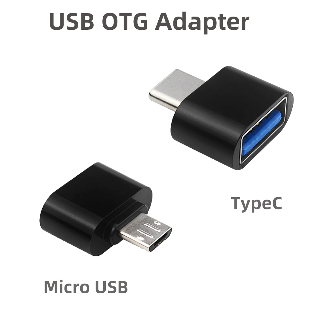 

USB To Type C Adapter OTG To USB C USB-A To Micro USB Converter for Phone Laptop Wireless Gamepad