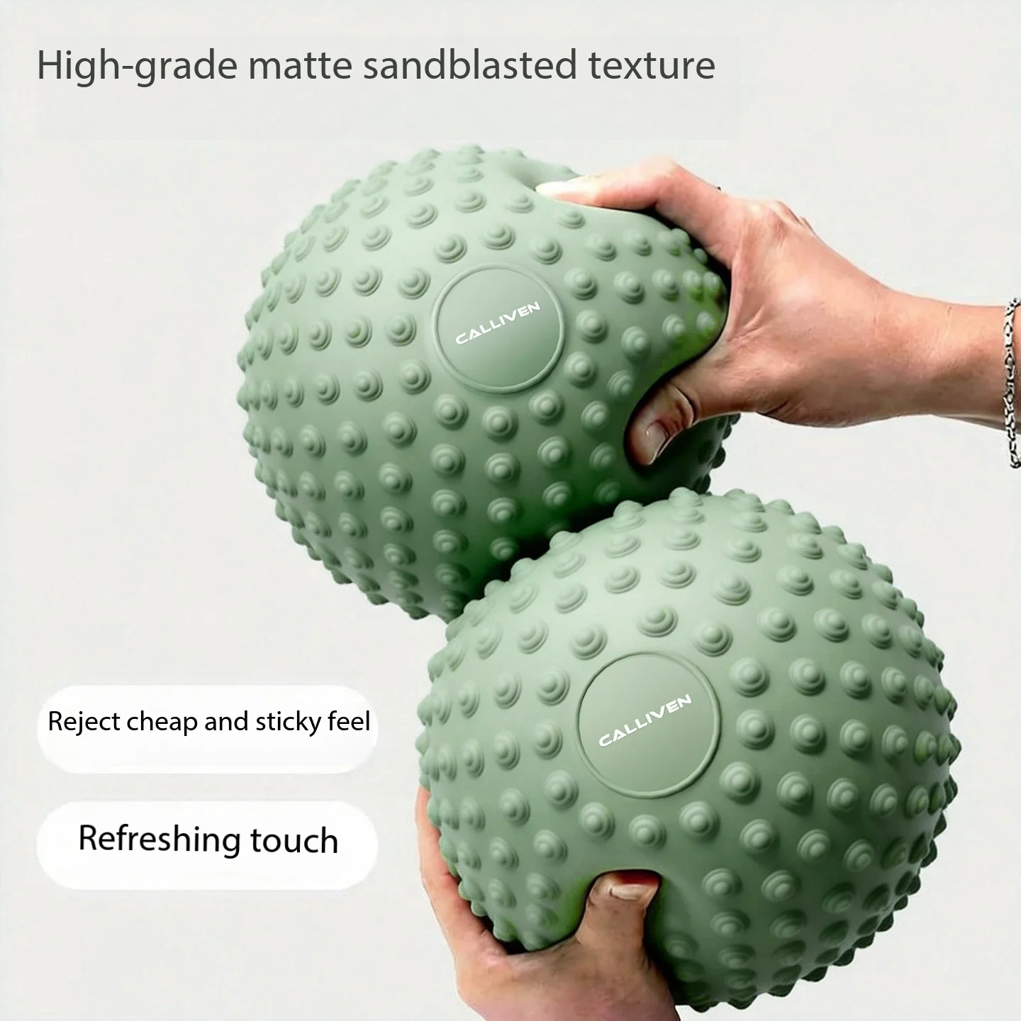 25cm Textured Massage Pilates Ball Pelvic Floor Training Yoga Ball for Gymnastic Balance Core Training Home Gym Fitness