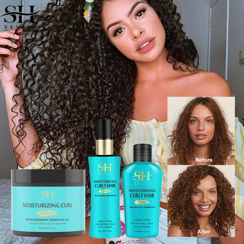 Curly hair care Styling Hair Moisturizing set Natural Curl Boost Hair Bounce Hair Elastic Cream Styling Enhancing Hair Care