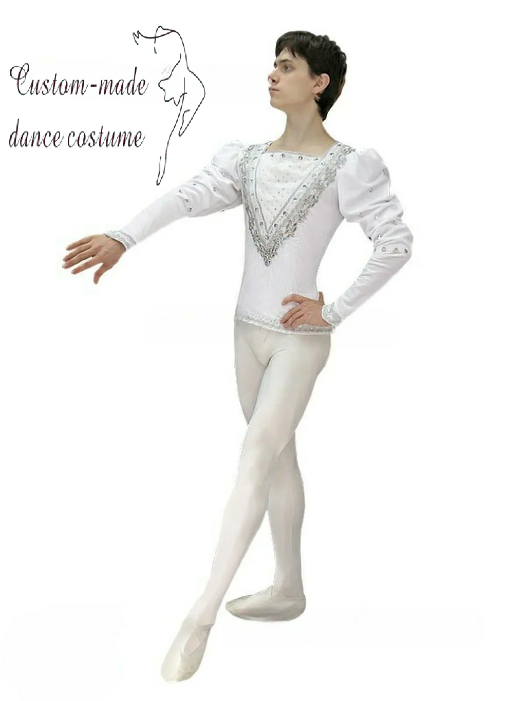 New men's ballet clothing high-end private custom adult children performance competition clothing