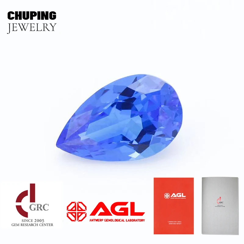 

ChuPing Pear Shape Lab Cobalt Spinel Flame Melted For Making Selectable AGL Certificate Synthetic Cultivate spinel