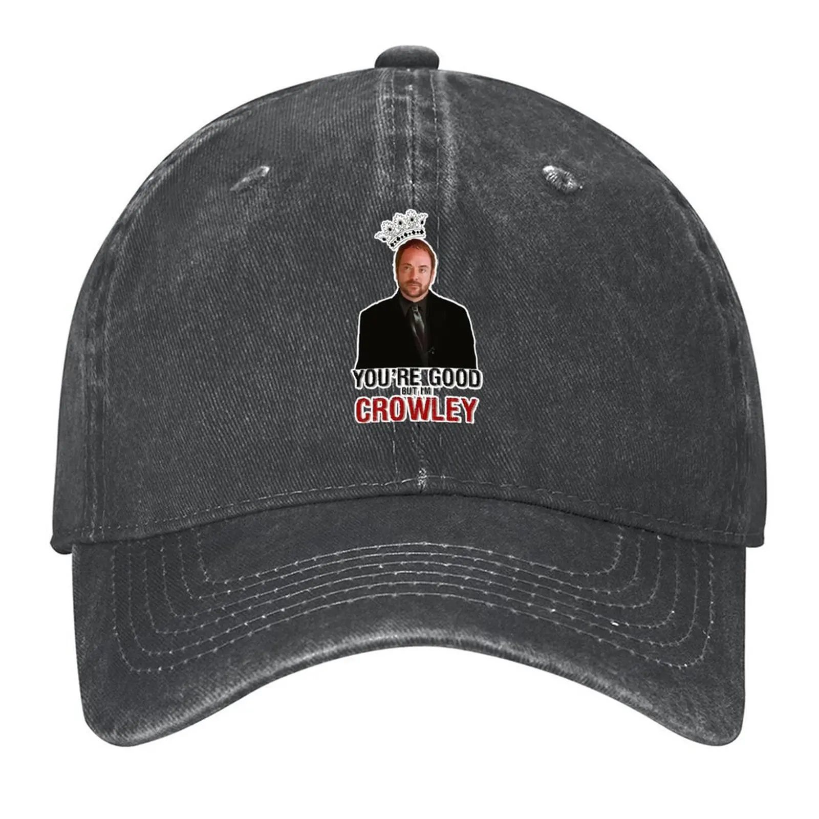 

I'm Crowley! Sticker Baseball Cap Sun Cap Hat Beach Trucker Cap winter hats for men Women Men's