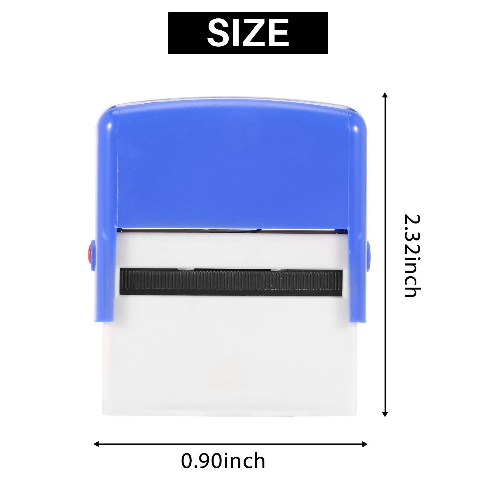 GW-Self Inking Stamp Set Custom Personalised DIY Business Name Number Address Printing Rubber Stamp With Tweezers Kit