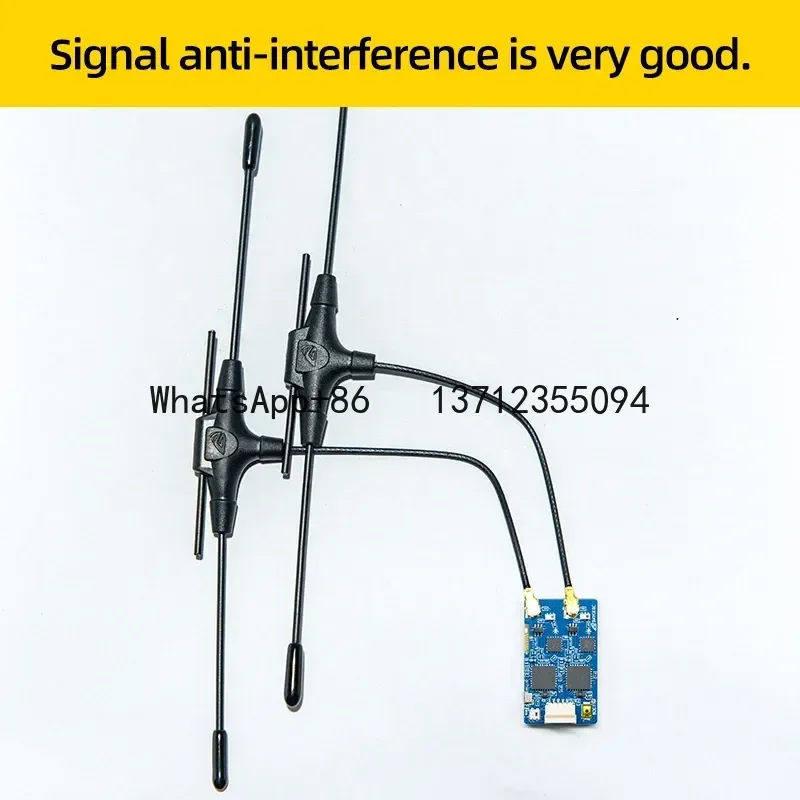 

2.4GHz 915M ELRS Dual Band Gemini Receiver ExpressLRS RX TCXO for RC FPV Racing Long Range Frame Accessories