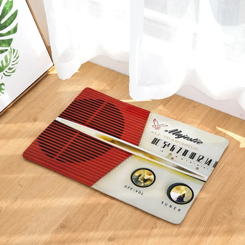 Camera Mat Non-Slip Floor Rug 3D Tape Pattern Printed Door  for Bathroom Kitchen Entrance  Home Decor 40x60 50x80cm