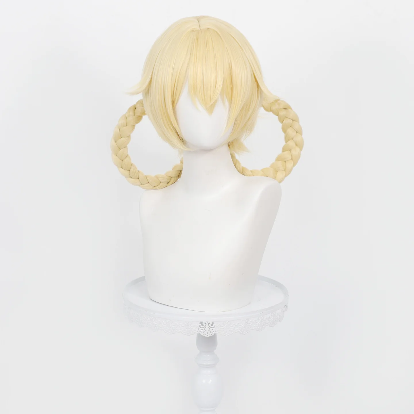 Game Genshin Impact Jahoda Cosplay Wig Jahoda Rose Net Wig Halloween Party Cos