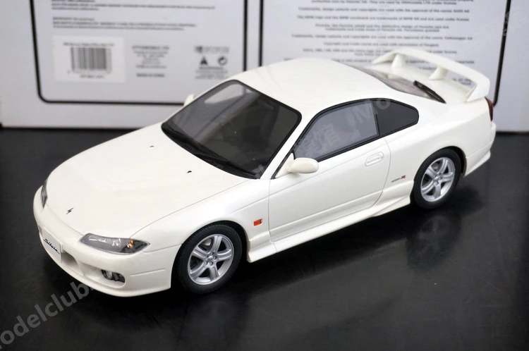 OTTO 1:18 Silvia S15 Whie JDM Simulation Limited Edition Resin Metal Static Car Model Toy Gift