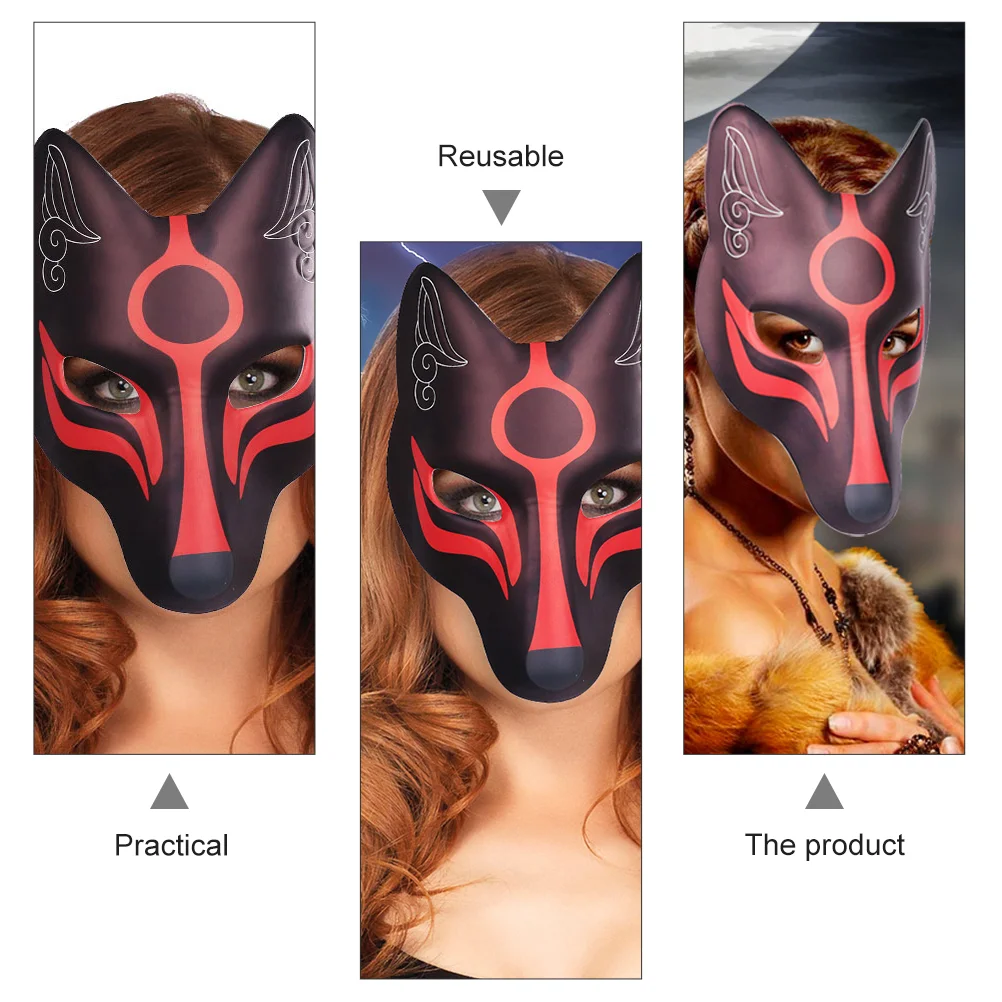 Fox Mask Stage Performance Party Decor Role-play Neon Accessories Cosplay Decorative False Animal