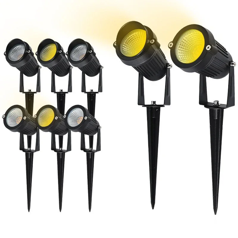 

Наружное освещение для сада Водонепроницаемые IP65 Садовые светодиодные лампы для газона AC220V 24V 5W 7W 10W Газонный светильник Шип Лампа Прожекторы для дорожек