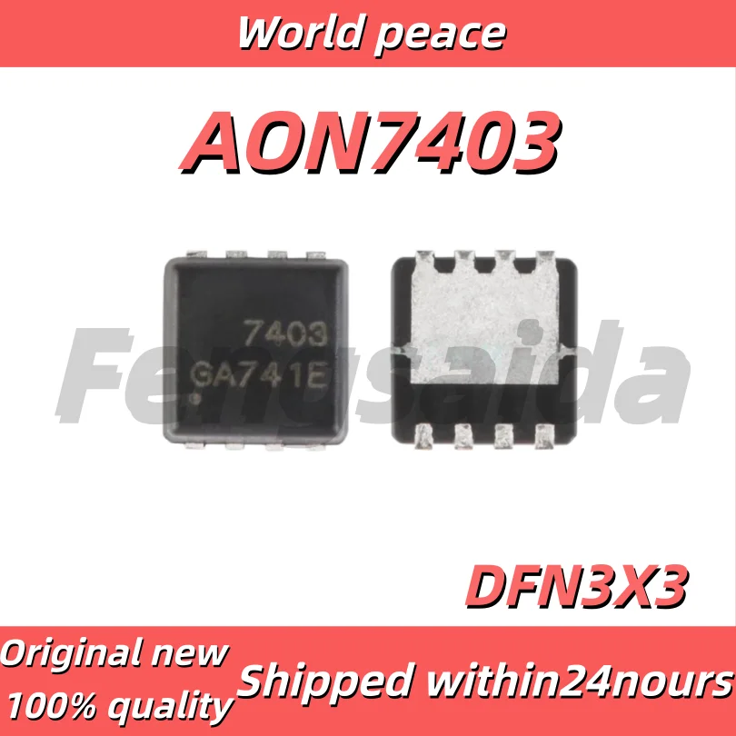 (1-10pcs)100% Brand new original AON7403 SMD DFN3X3-8 Marking 7403 Single P-Channel 30V 29A MOSFET