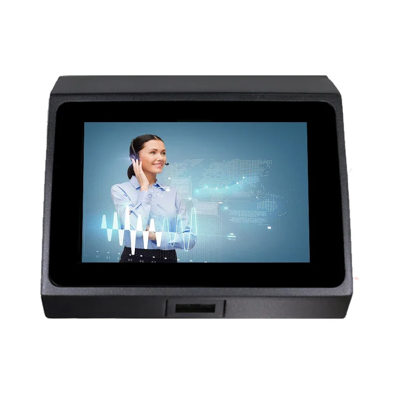 

Wholeset Touch Screen Desktop Wall Mount Android Pos Machine System Usb DC Tablet PC 7 Inch Touch Screen Quad Core Metal Shell