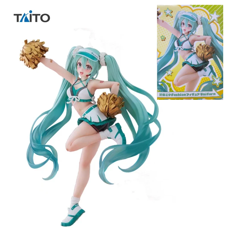 タイト-初音ミクチアリーディングユニフォームオリジナルアニメフィギュアモデルシリーズキャラクターコレクションおもちゃギフト在庫あり