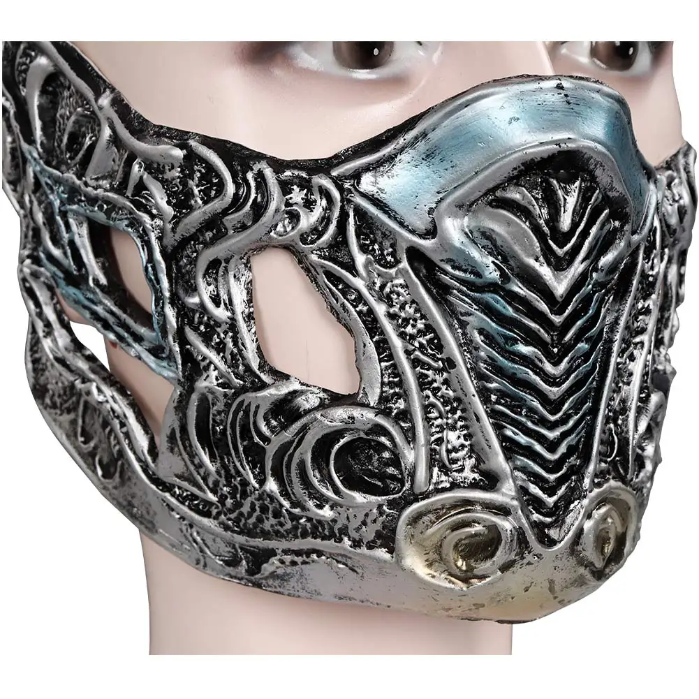 Mortal Cos Kombat Sub-Zero  Scorpion Mask Cosplay Latex Masks Helmet Masquerade Halloween Party Costume Props For Adult Men