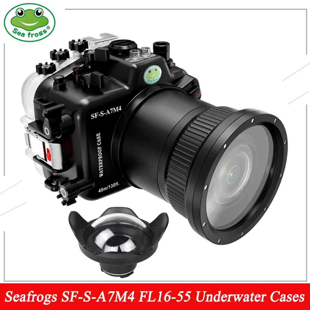 

Seafrogs 40M/130FT Underwater Camera Housing Waterproof Case SF-S-A7M4 for Sony Alpha 7 IV(ILCE-7M4 /α7 IV) A7 IV A7 Mark IV A74