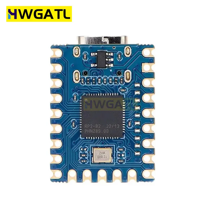 RP2040-Zero Dual-Core Cortex M0 + Processador 2MB Flash Microcontrolador PICO Módulo de Placa de Desenvolvimento para Raspberry Pi