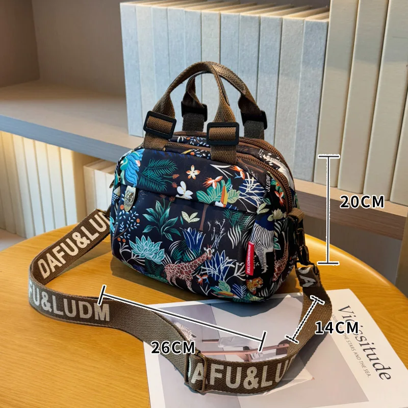 

Faionable Lightweight Waterproof Printed Casual Crossbody Bag Women's Single oulder Bag Handbag Summer 2025 Trendy Neutra...