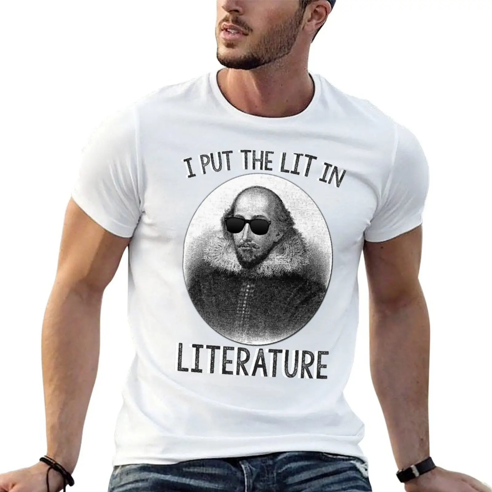 I Put The LIT In Literature. T-Shirt t shirts for man pack white t shirts for man pack cotton funny t shirts man T-shirt