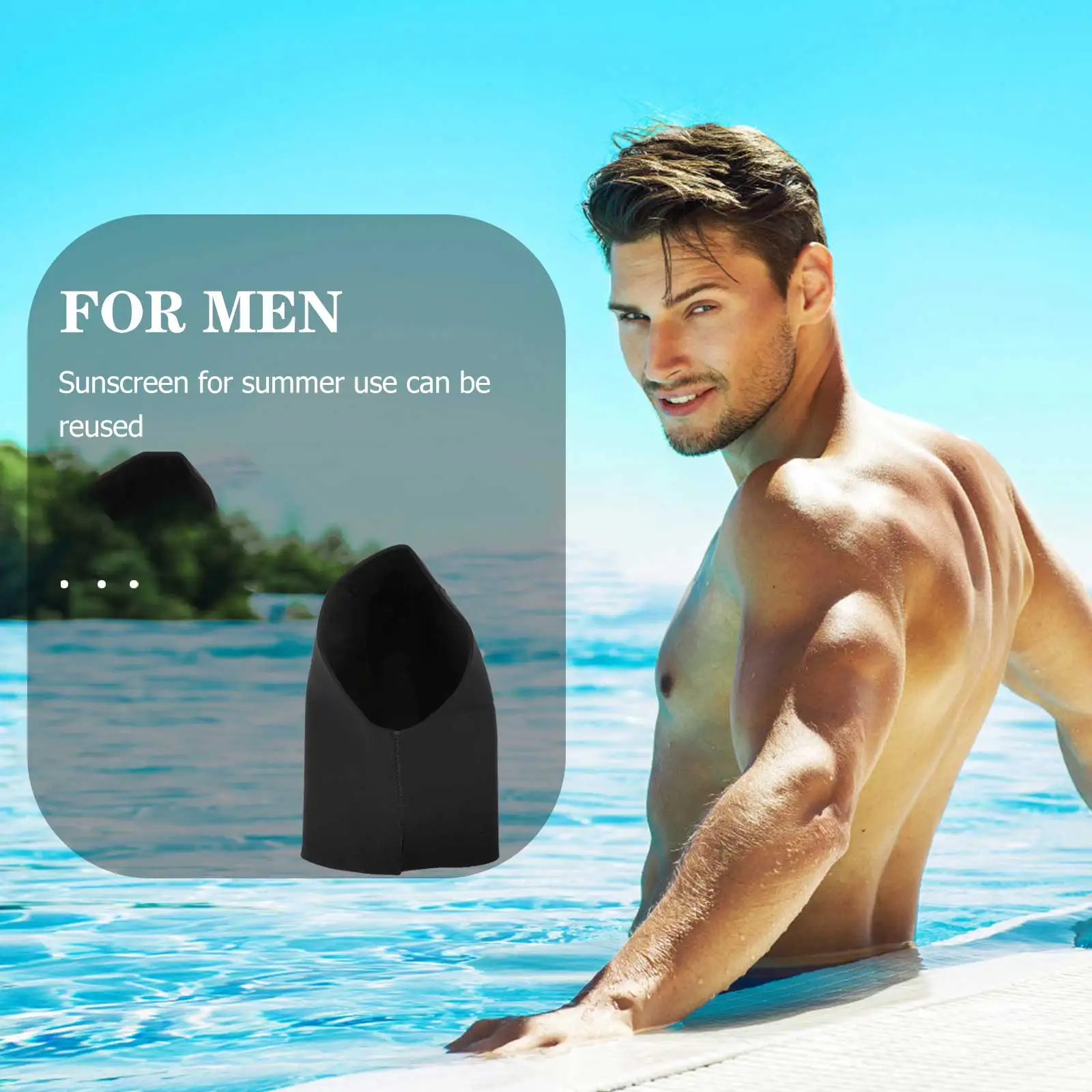 Capucha de buceo térmica, gorro de buceo cálido, cubierta de cabeza de neopreno, snorkel, surf, natación, deportes acuáticos, Protector de cabeza