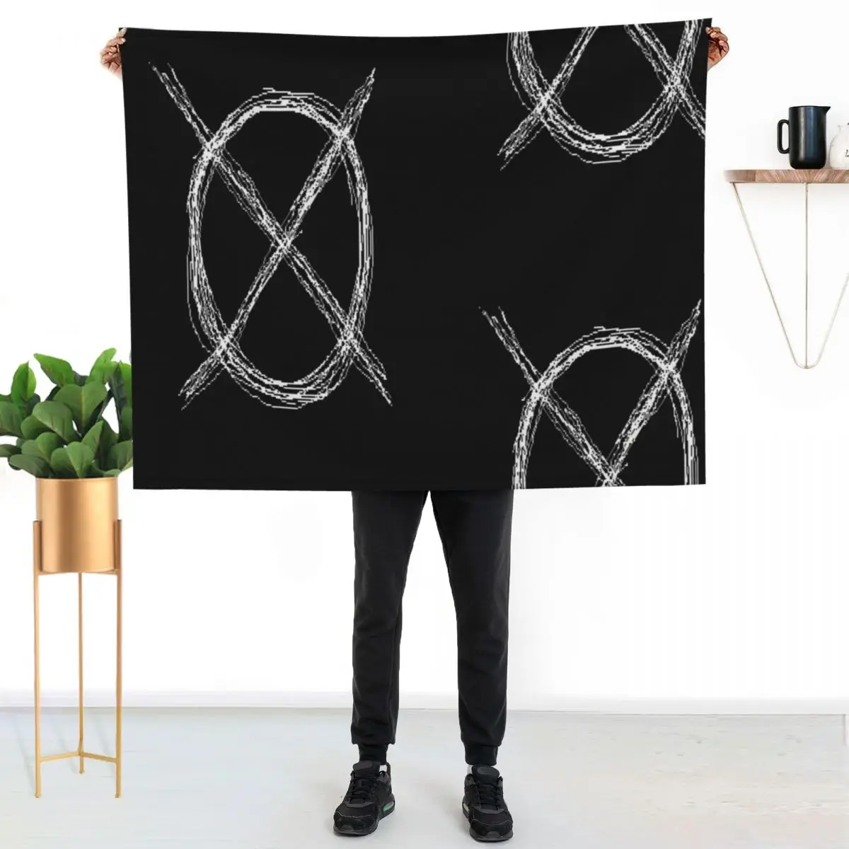 

Creepypasta Logo Throw Blanket Compact Warm Blanket for Car Road Trip