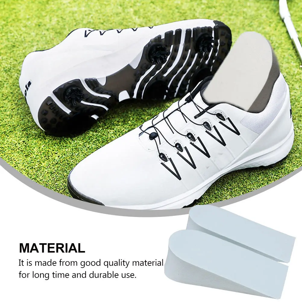 4 قطعة الارتفاع زيادة النعال الرجال للجنسين غير مرئية كعب رفع إدراج امتصاص الصدمات تناسب جميع الأحذية أداة العناية بالقدم #1