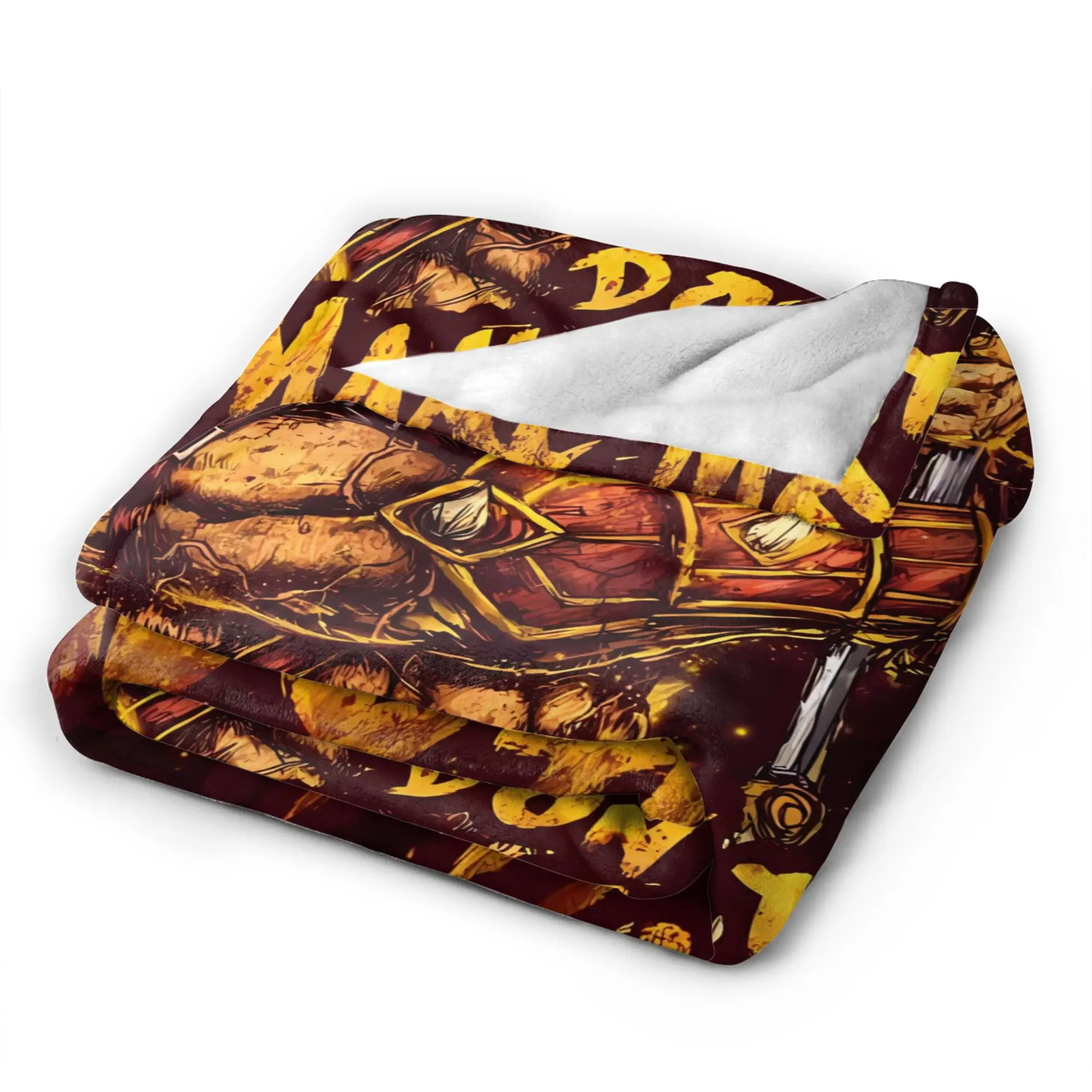 Combat Role Smoke Super Warm Blanket  Boy Girl Plush Throw Blanket Funny Couch Chair Flannel Bedspread Sofa Bed Cover