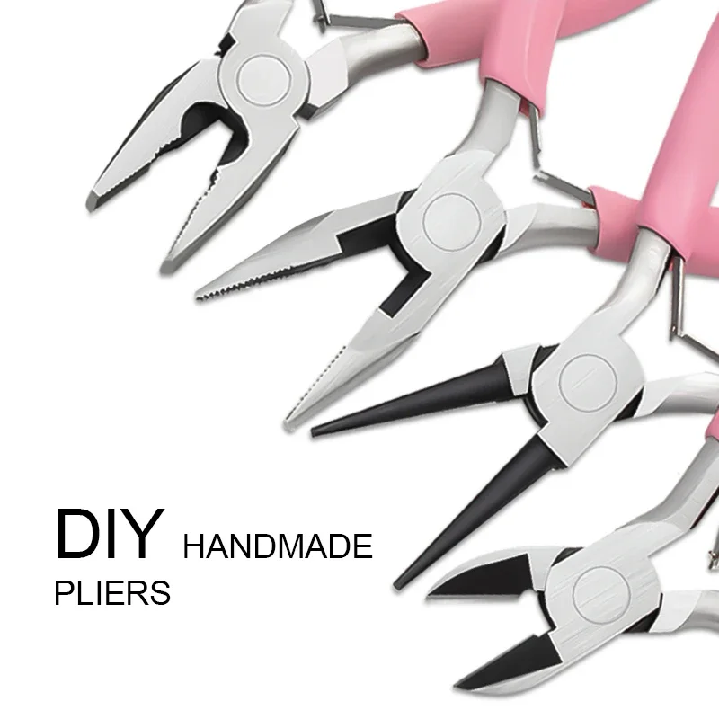 4 In/5 In Electronic Diagonal Pliers Carbon Steel Pliers Side Cutting Nippers Wire Cutter Handmade DIY Jewelry Pliers Hand Tools