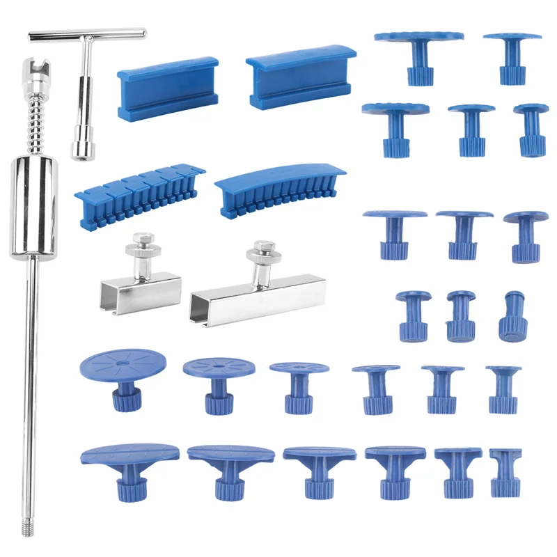 【Prix Goutte! !】Kit d'outils de débosselage sans peinture pour voiture, extracteur de bosses de voiture, outil de débosselage en tôle, outil de débosselage de voiture