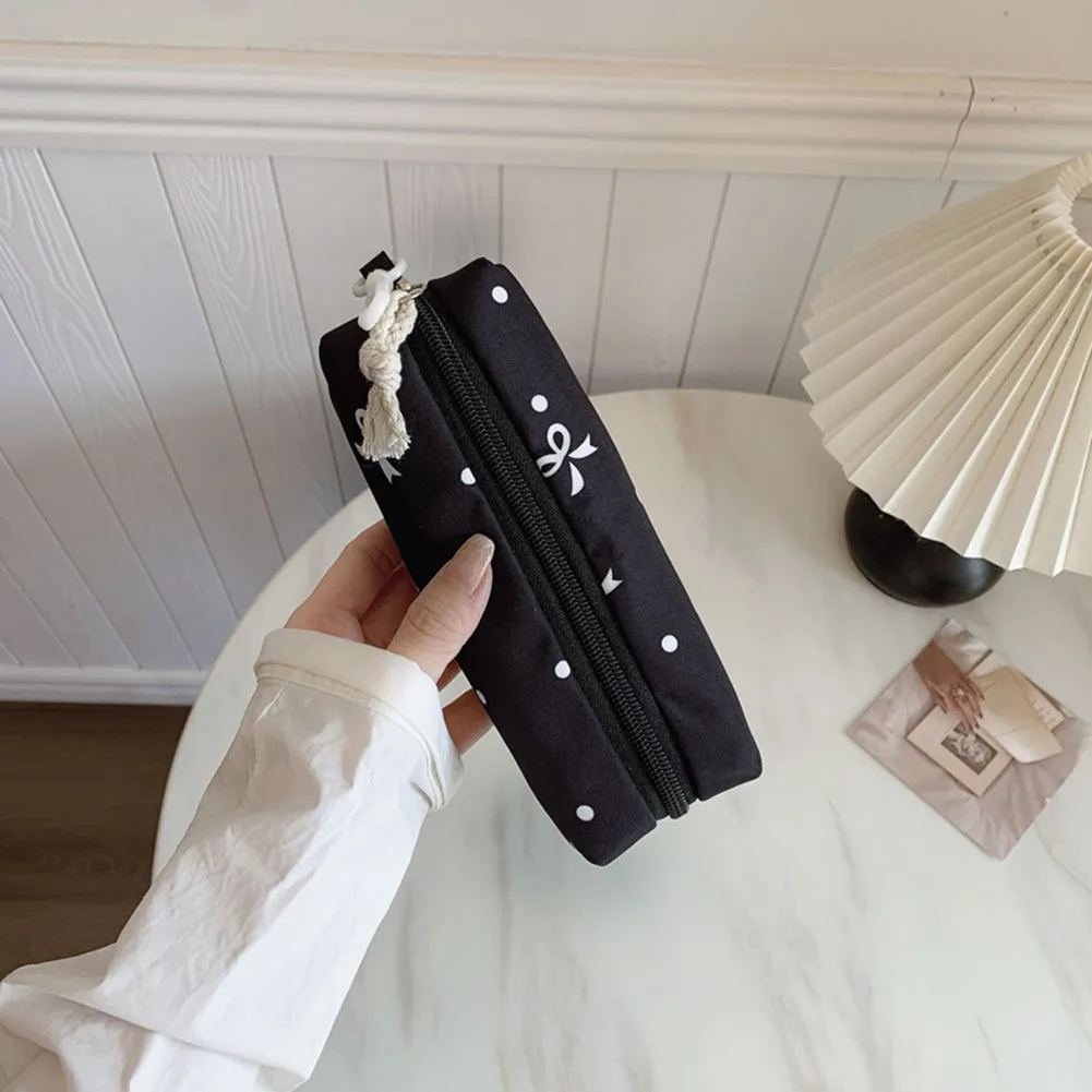 Conjunto de mochila sencilla con bolso y estuche para lápices, bolso escolar que combina con todo, bonito mochila con lazo, mochila escolar para exteriores, 3 uds.