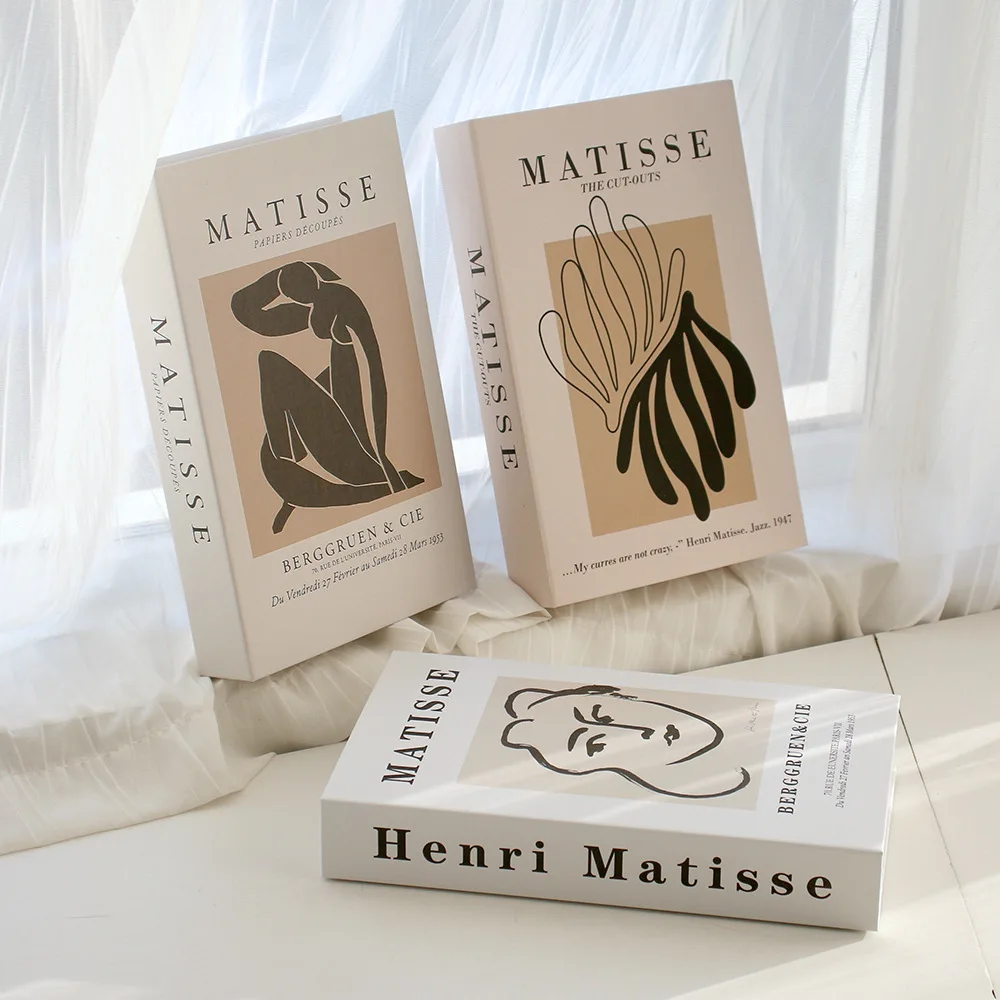 3Pcs Fake Books Ornament Decorative Fake Book for Home Bookshelf Decor Living Room Coffee Table Books Home Decor Desk Decoration