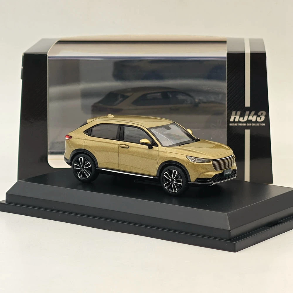 Hobby Japan 1:43 VEZEL e:HEV Z Sand Khaki (P) HJ432002K Diecast Model Car Limited Collection Auto Toys Gift