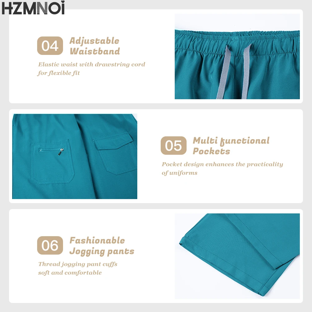 Conjuntos de uniformes médicos para mujer, uniformes quirúrgicos de Hospital, pantalón superior de manga corta, accesorios de enfermería, ropa para médicos, ropa de trabajo