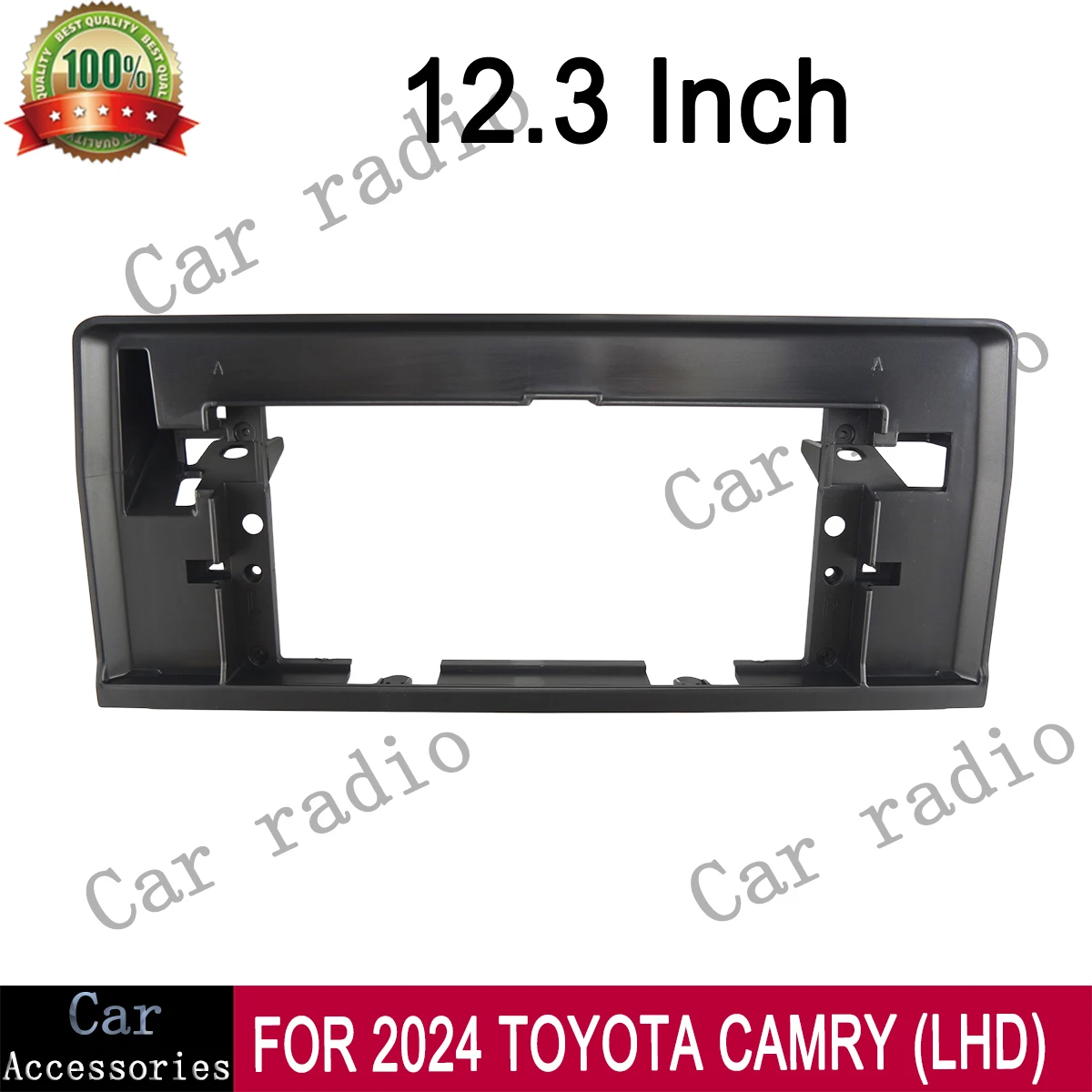 For 2024 TOYOTA CAMRY (LHD) 12.3 Inch Car Radio Android Stereo Frame Player Head Unit Fascia Panel Dash Board Cover